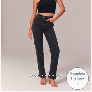 ABERCROMBIE & FITCH The 90s Straight Ultra High Rise